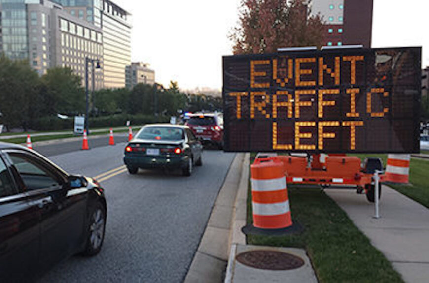 Events Traffic Sign